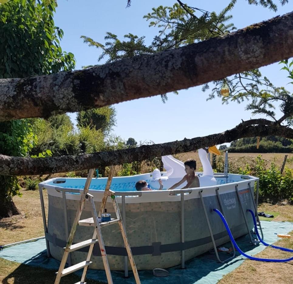 Gite 4 Pers, Jacuzzi, Piscine, Proche Futuroscope, Calme Et Nature A La Roche Posay لاروش بوزيه المظهر الخارجي الصورة